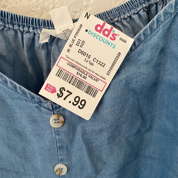 Crop tie shirt - Picture 2 of 2